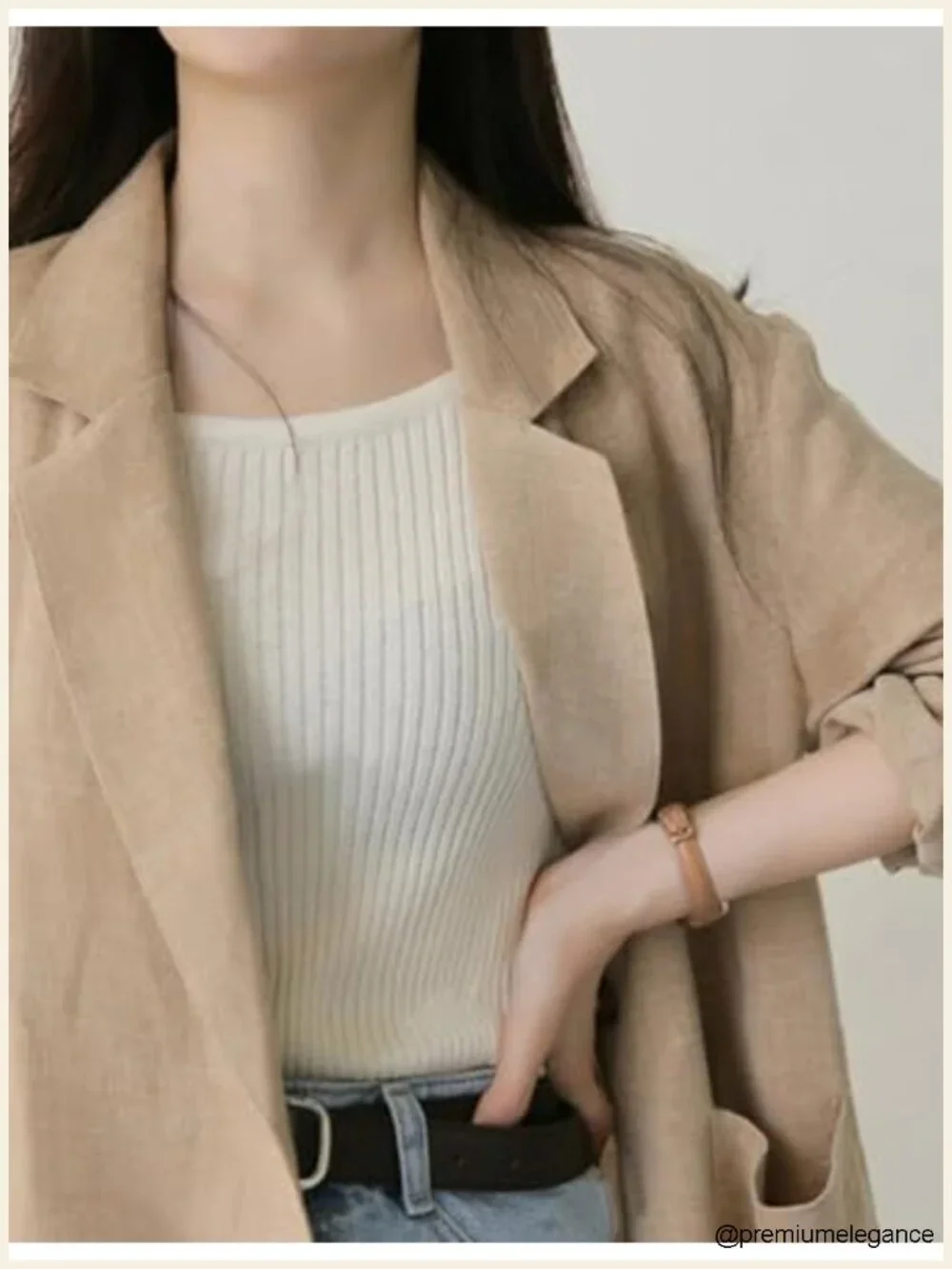 Womens Linen Blazer Casual Lightweight Long Sleeve Spring Summer Jacket